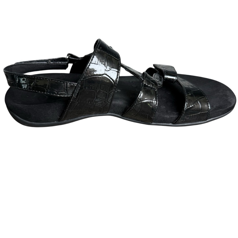Vionic Black Paros Back Strap Sandals Size 8 Stra… - image 3